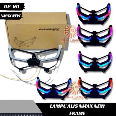 Promo Lampu Alis Drl Depan Nmax New Rgb Plus Frame Alis Nmax 20202022