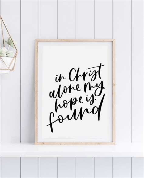 In Christ Alone Print | cityandshore