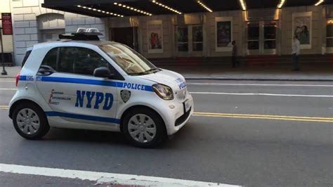 Brand New Nypd Smart Car Unit Patrolling On W 34th St In Hells