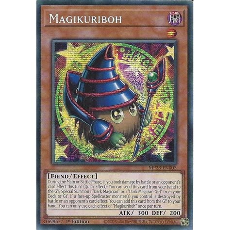 Yu Gi Oh Trading Card Game MP23 EN002 Magikuriboh Prismatic Secret