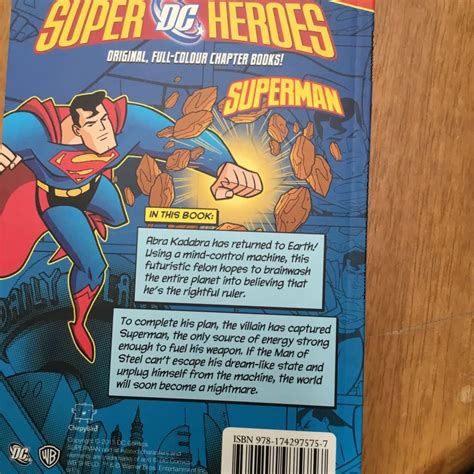 Eight Superman Childrens Illustrated Bookss