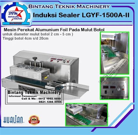 Jual Mesin Induksi Sealer Lgyf A Ii Segel Alumunium Foil Botol