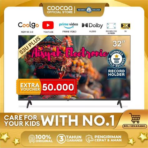 Jual Smart Tv Coocaa S U Inci Garansi Resmi Shopee Indonesia