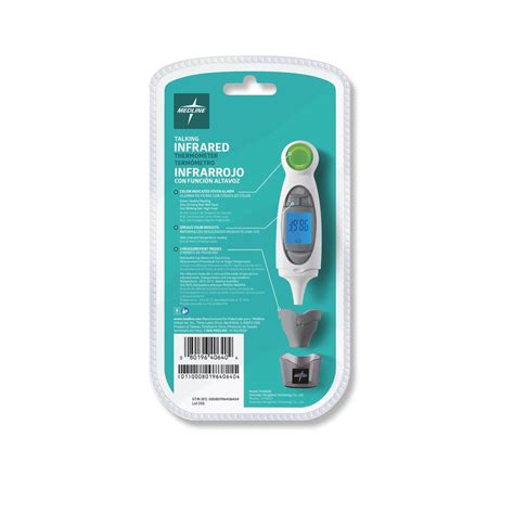 Medline Infrared Talking Ear Forehead Thermometer Ct