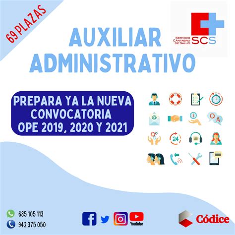 Preparaci N En Codice Para La Oposici N De Auxiliar Administrativo Para