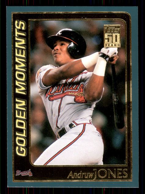 2001 Topps Andruw Jones 790 GM Atlanta Braves EBay