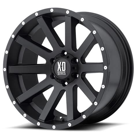 Kmc Xd81879068730 Kmc Xd818 Heist Satin Black Wheels Summit Racing