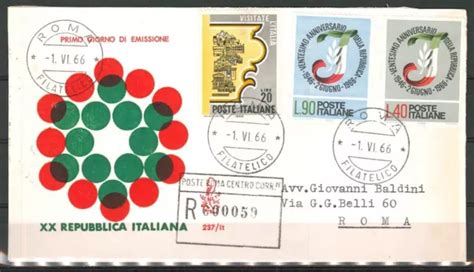 Fdc Venetia Viaggiata Raccomandata X Italia Complementare