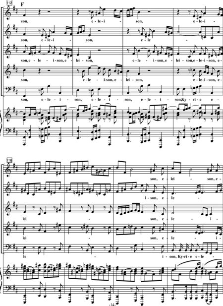 Mass in B Minor, Kyrie. Kyrie eleison (BWV 232/ 1) - Johann Sebastian ...