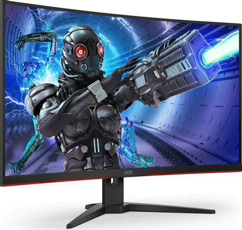 Aoc C G Ze Bk Va Curved Gaming Monitor Fhd X Hz