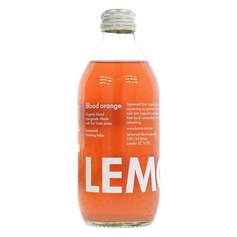 FairTrade Organic Blood Orange Lemonade In 330ml From Lemonaid