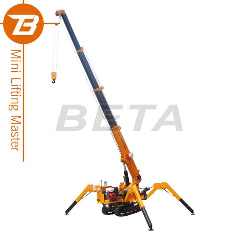 China New 3t Mini Crawler Crane With Foldable Outrigger For Narrow