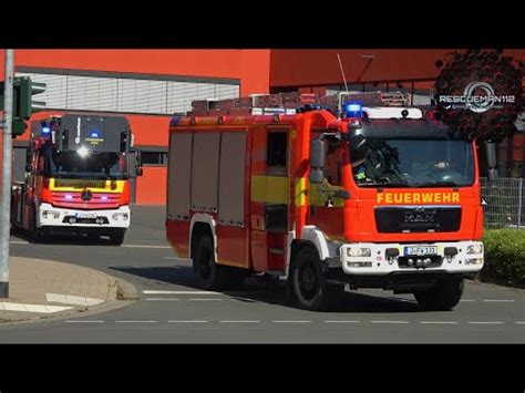 Hlf Dla K Berufsfeuerwehr Jena Gaz Nord Rtw Drk Jena