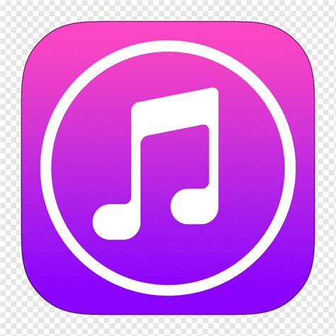 Cono De Itunes Texto P Rpura Del Rea Rosa Tienda De Itunes P Rpura