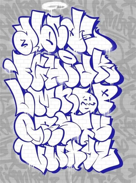 Throwie Alphabet Graffiti Lettering Graffiti Alphabet Wildstyle