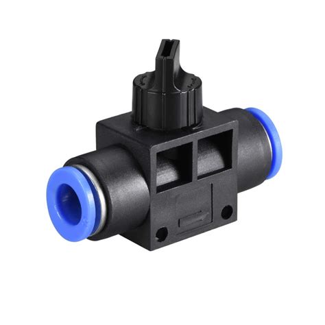 Uxcell 10mm OD Pneumatic Air Flow Control Valve With Push To Connect