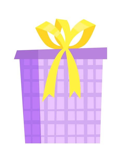 Ilustración de vector de caja de regalo colorido Vector Premium