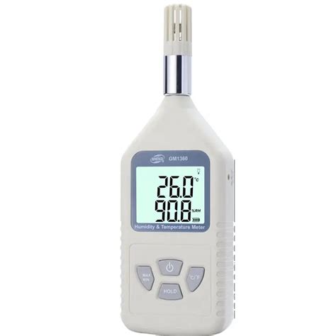 Industrial Digital Thermometer Hygrometer Handheld LCD C/F Thermo hygrometer Factory Air ...