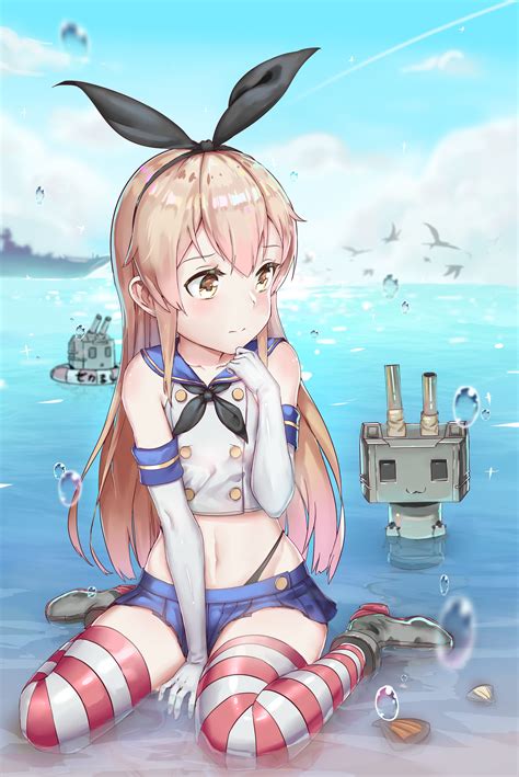 艦隊これくしょん 艦これ 【島風連装砲ちゃん】 壁紙