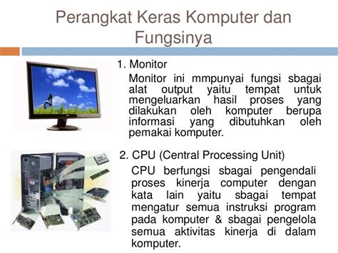 Alat Komputer Dan Fungsinya Homecare24