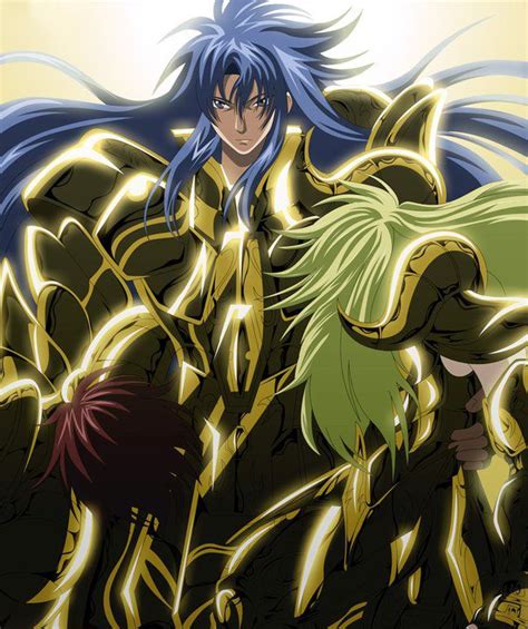 Dohko de Libra Deuteros de Géminis y Shion de Aries 2 Saint seiya