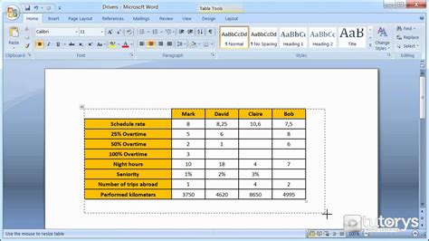 How To Create And Customize Tables In Microsoft Word Riset