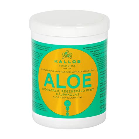 Masca De Par Hidratant Regenerant Cu Extract De Aloe Vera Kallos Kjmn