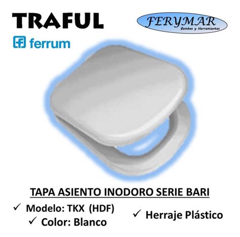 Tapa Inodoro Bari Ferrum MercadoLibre