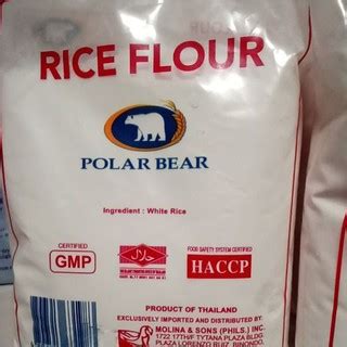 RICE FLOUR POWDER NET WET 500GRMS PER PACK POLAR BEAR Shopee