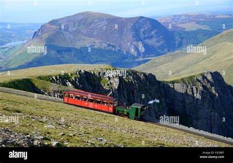 Snowdonia Mountain Railway in Gwynedd, North Wales Stock Photo - Alamy