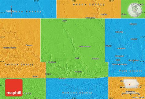 Political Map Of Dallas County