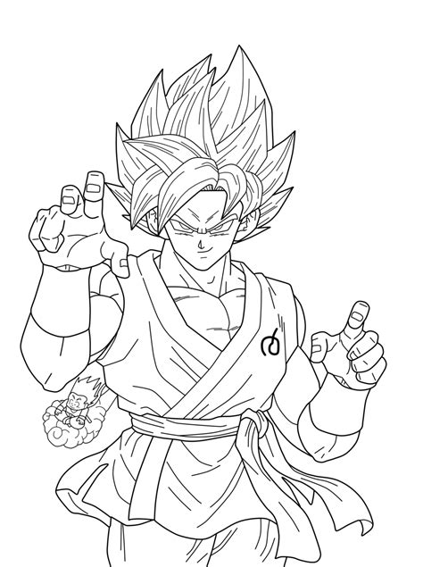 Cute Dragon Ball Coloring Pages Issehow