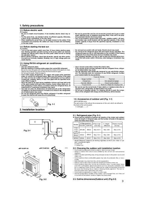 Mitsubishi Mr Slim PUHZ BP HA Air Conditioner Installation Manual