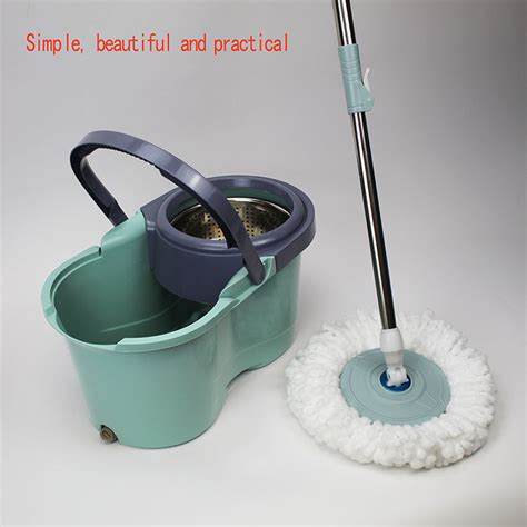 360 Rotating Head Easy Magic Floor Mop With Bucket 2 Head Microfiber Spinning China Spin Mop