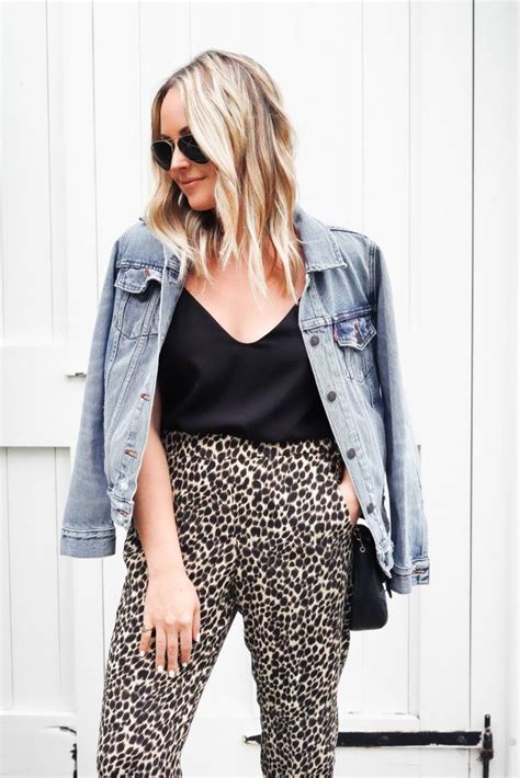 How To Wear Leopard Pants J Crew Factory Red White Denim