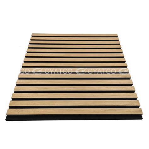 X Mm Wood Slat Panels Natural Oak Akupanel Cyatco Akupanel