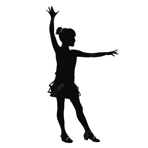 Ballet Dancing Girl Silhouette Png Transparent Hand Drawn Silhouette