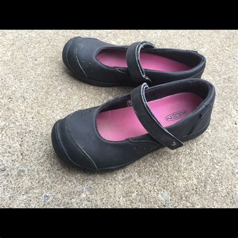 Women S Keen Black Leather Mary Janes Shoes 5m Gem