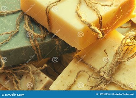 Organic handmade soap. stock photo. Image of bath, nature - 103556218