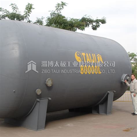 Glass Lined Receiver Vessel Horizontal Tank Vertical Tank China