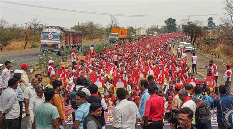 Kisan Long March Halted Will Withdraw Stir Only After Cms ‘official