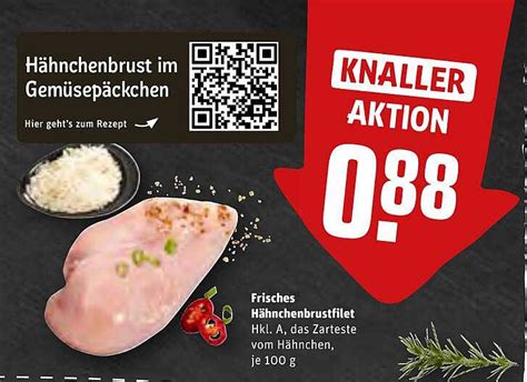 Frisches Hähnchenbrustfilet Angebot bei REWE Kaufpark