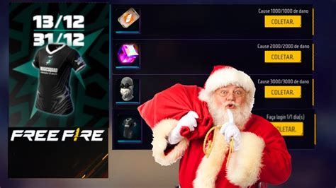 Urgente Chegou Novo Evento De Natal No Free Fire Barbinha Do Velho