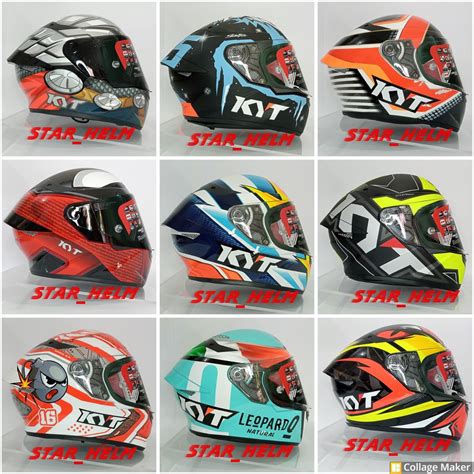 Jual Helm Full Face Kyt Tt Course Original Shopee Indonesia