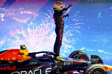 F1 Perez Wins In Singapore Verstappen Title Celebrations On Ice