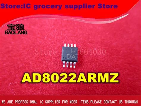 Free Shipping 10PCS New Original AD8022ARMZ AD8022 AD8022ARM HDA MSOP 8