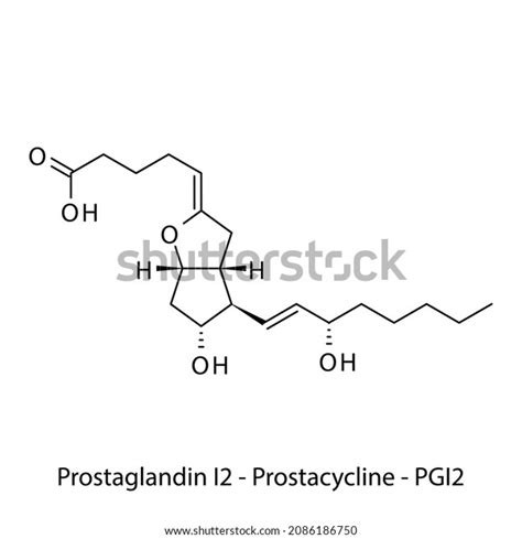 Prostaglandin I Prostaglandin Biomolecule Molecular Formula Stock