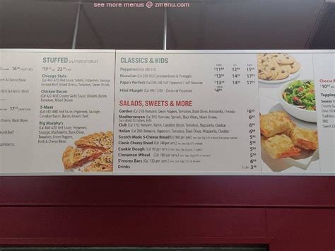 Online Menu Of Papa Murphys Restaurant Olathe Kansas Zmenu