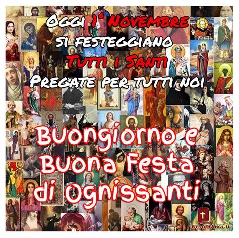 Buongiorno E Buona Festa Di Ognissanti Novembre Immagini Nuove