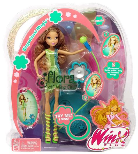 Winx Club Magic Fairy Singsational Flora Doll Mattel Toys ToyWiz